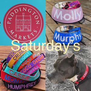 Tomorrow is extended trading for us at Paddington Market we will be embroidering collars from 9am till 330pm! See you there! @paddingtonmarkets #porters4pets #porters4petsembroideredcollars #porters4petscollars #thecollarlady #sydneylocal